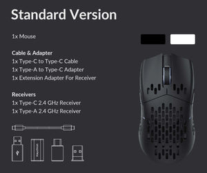 Keychron M1 Wireless Mouse RGB PixArt PAW 3395 Bluetooth 5.1 / 2.4 Ghz / Type-C Ambidextrous 7-buttons