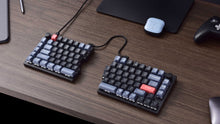 Load image into Gallery viewer, Keychron Q11 RGB HotSwap QMK/VIA ALU Mechanical Keyboard 91-keys 75% SplitDesign Knobs ANSI Layout