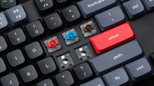 Load image into Gallery viewer, Keychron K1 Pro RGB ALU Low Profile HotSwap QMK/VIA Wireless Mechanical Keyboard 87-keys 80% TKL ANSI Layout