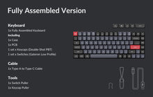 Load image into Gallery viewer, Keychron K3 Pro QMK VIA RGB ALU Low Profile Ultraslim Wireless Mechanical Keyboard HotSwap 84-keys 75% ANSI Layout
