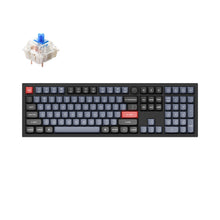 Load image into Gallery viewer, Keychron Q6 Aluminum Mechanical Keyboard Knob RGB QMK HotSwap 108-keys 104% ANSI Layout