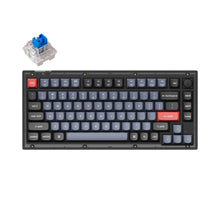 Load image into Gallery viewer, Keychron V1 Knob RGB QMK Mechanical Keyboard HotSwap 81-keys 75% ANSI Layout