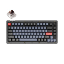 Load image into Gallery viewer, Keychron V1 Knob RGB QMK Mechanical Keyboard HotSwap 81-keys 75% ANSI Layout