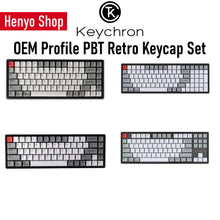 Load image into Gallery viewer, Keychron OEM Profile PBT Retro Keycap Set