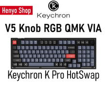 Load image into Gallery viewer, Keychron V5 Knob RGB QMK Mechanical Keyboard HotSwap 98-keys 96% ANSI Layout