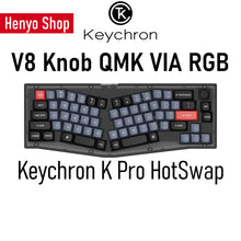 Load image into Gallery viewer, Keychron V8 Knob QMK VIA RGB Mechanical Keyboard HotSwap 68-keys 65% Alice Layout