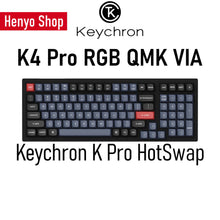 Load image into Gallery viewer, Keychron K4 Pro QMK VIA RGB Wireless Mechanical Keyboard HotSwap 100-keys 96% ANSI Layout

