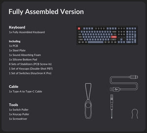 Keychron K10 Pro RGB HotSwap QMK/VIA Wireless Mechanical Keyboard 108-keys 100% ANSI Layout