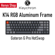 Load image into Gallery viewer, Keychron K14 Wireless Mechanical Keyboard RGB HotSwap Aluminum 72-keys 70% ANSI Layout
