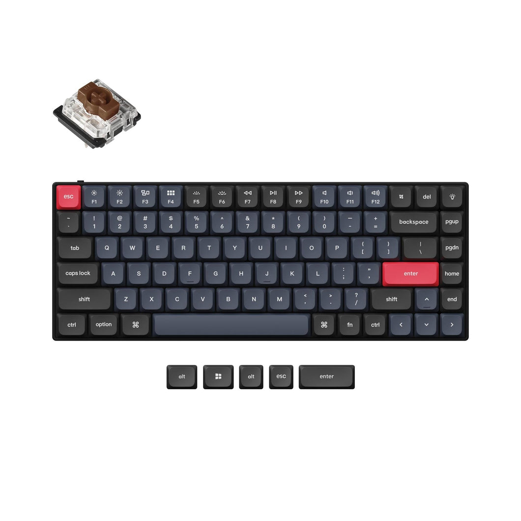 Keychron S1 RGB QMK Mechanical Keyboard HotSwap 84-keys 75% ANSI Layout