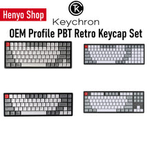 Load image into Gallery viewer, Keychron OEM Profile PBT Retro Keycap Set
