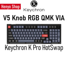 Load image into Gallery viewer, Keychron V5 Knob RGB QMK Mechanical Keyboard HotSwap 98-keys 96% ANSI Layout
