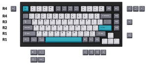Keychron PBT Keycap Set Dye-Sub OEM-profile for Q1/Q2/K2/K6 75% 65% layout