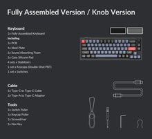Load image into Gallery viewer, Keychron V2 Knob RGB QMK Mechanical Keyboard HotSwap 67-keys 65% ANSI Layout
